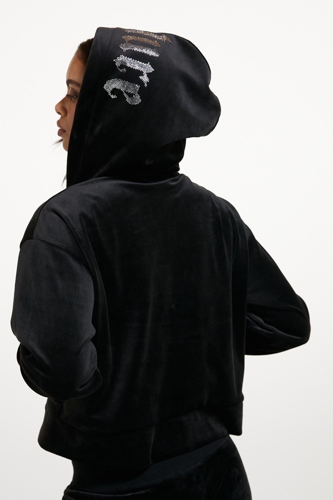 JUICY COUTURE OLD GOTHIC ICCLE HOODIE