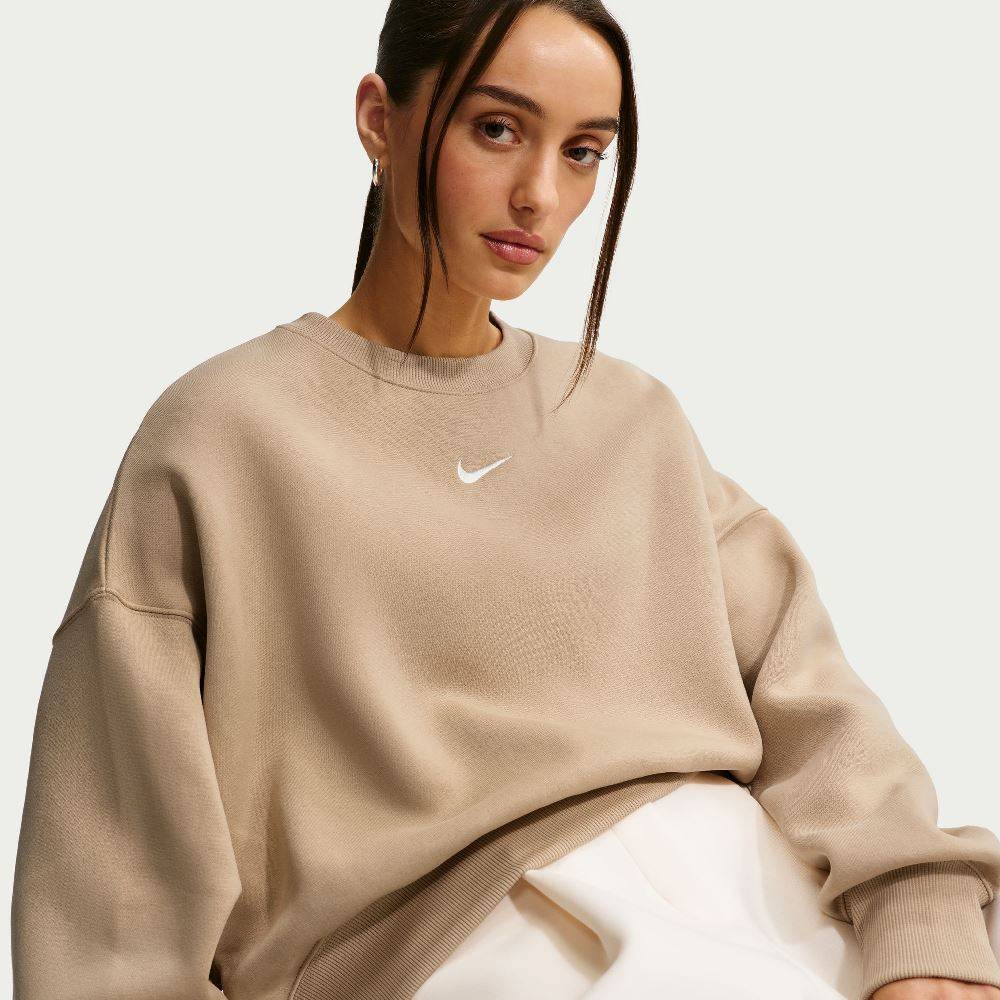 NIKE WOMENS PHOENIX FLEECE OVERSIZE CREW