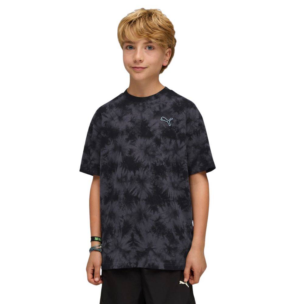 PUMA ESS ELEVATED RELAXED TIE-DYE TEE