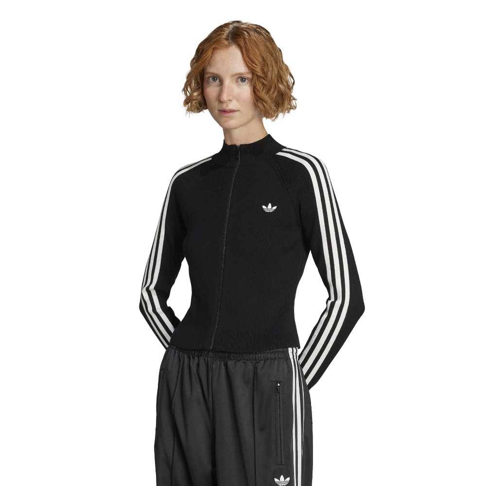 ADIDAS ORIGINALS ADICOLOR  3 STRIPES SLIM KNIT TRACK TOP