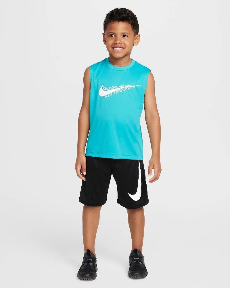 NIKE LITTLE BOYS DF MULTI SLVS TOP HBR