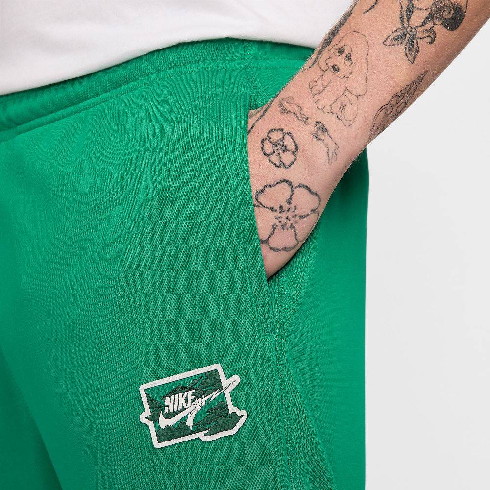 NIKE CLUB FRENCH-TERRY BOLT CUFFED PANT