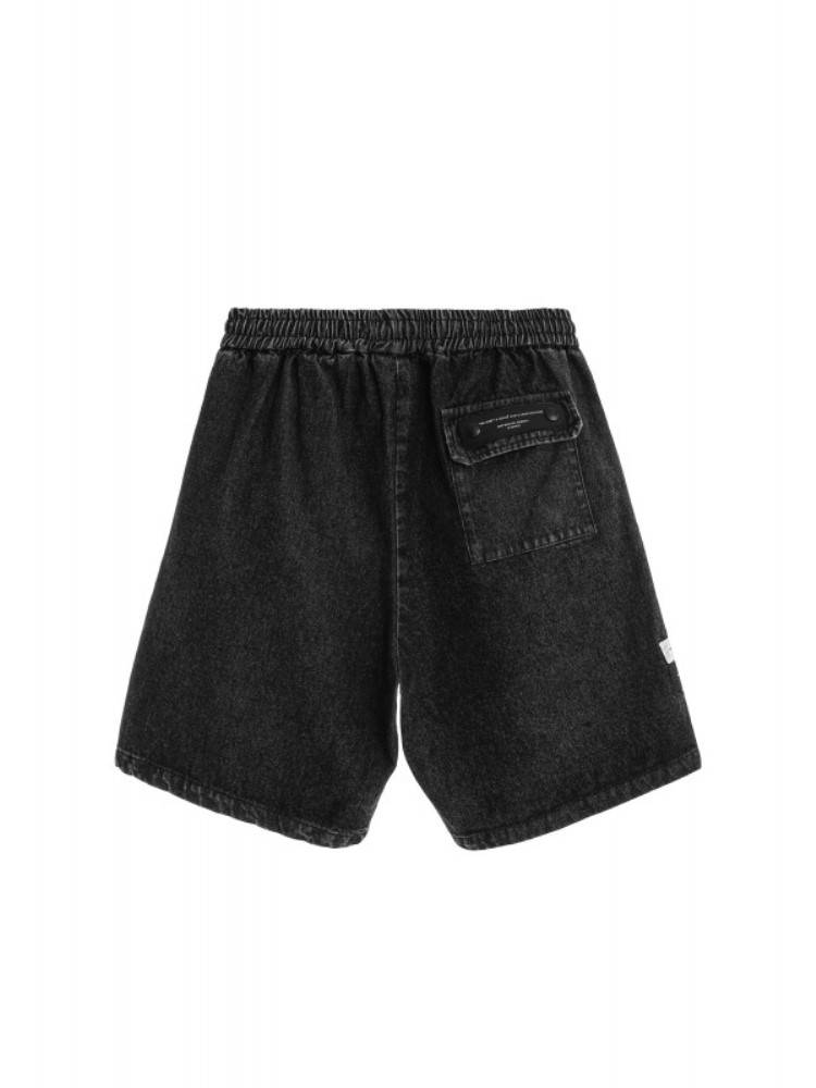 MWM TEDDY BEAR DENIM SHORTS FLOCK PATCH