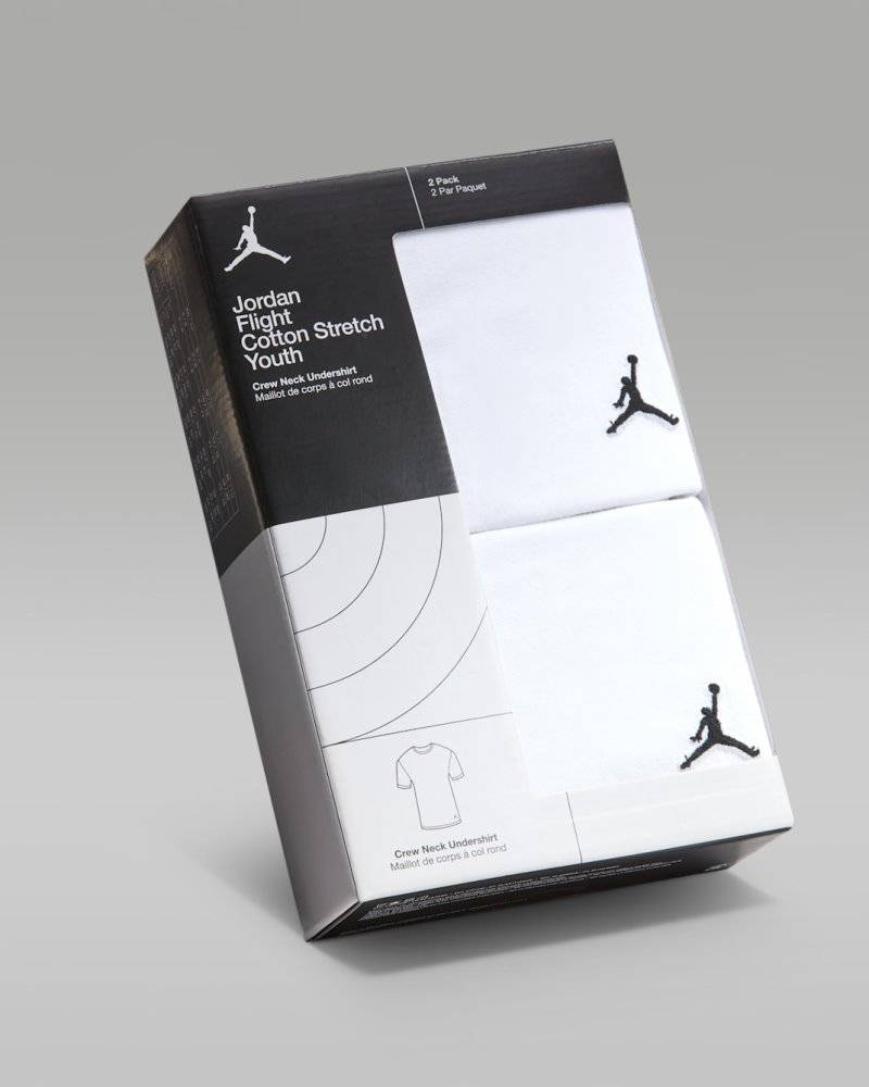 NIKE JORDAN BOYS FLIGHT BASE TEE 2-PACK