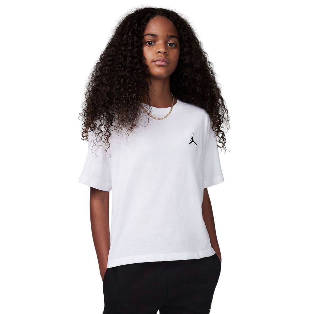 NIKE JORDAN GIRLS MJ BRKLYN ESSENTIALS SS TEE