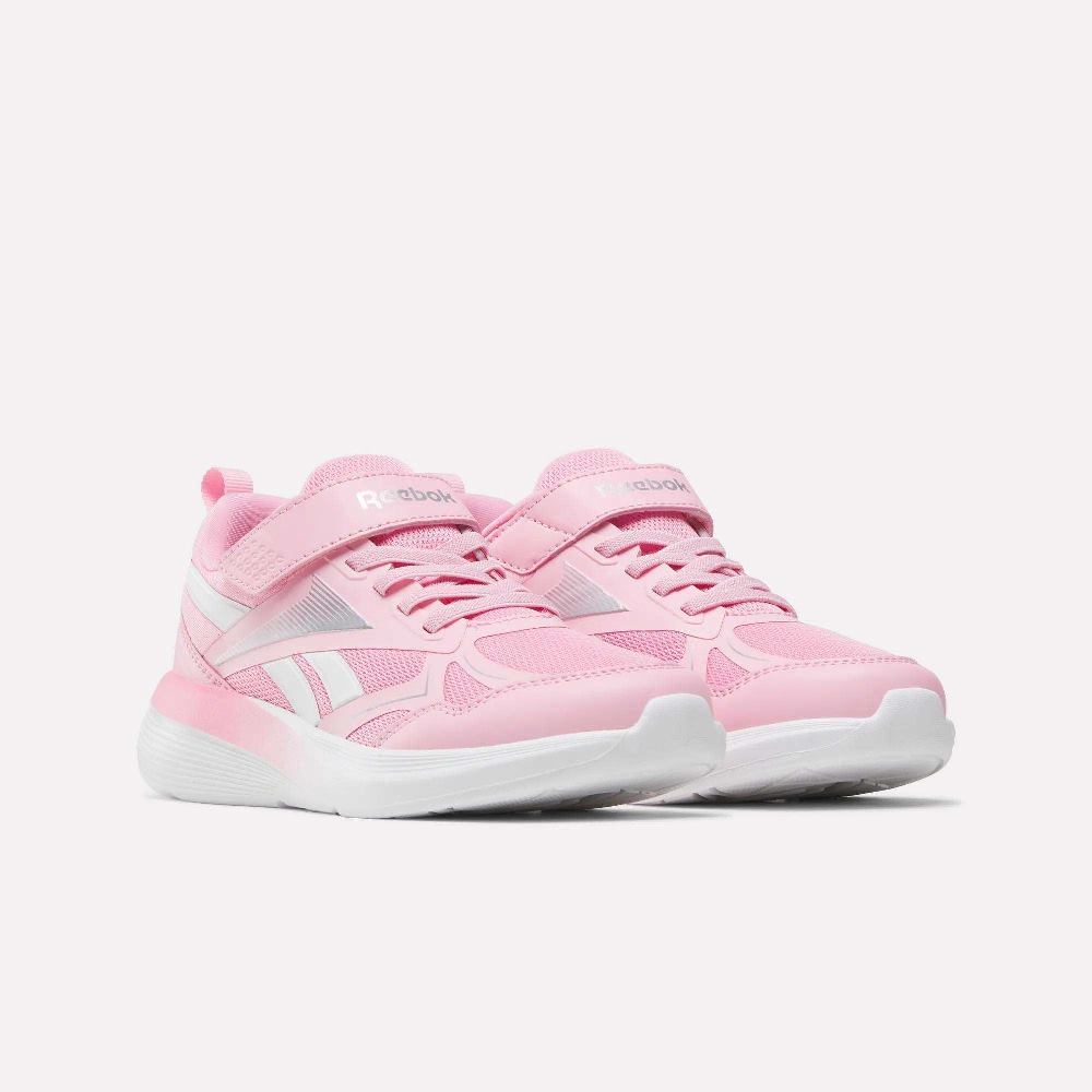 REEBOK CHILDREN GIRL'S RUSH RUNNER 6.0 ELASTIC LACE TOP STRAP SHOES