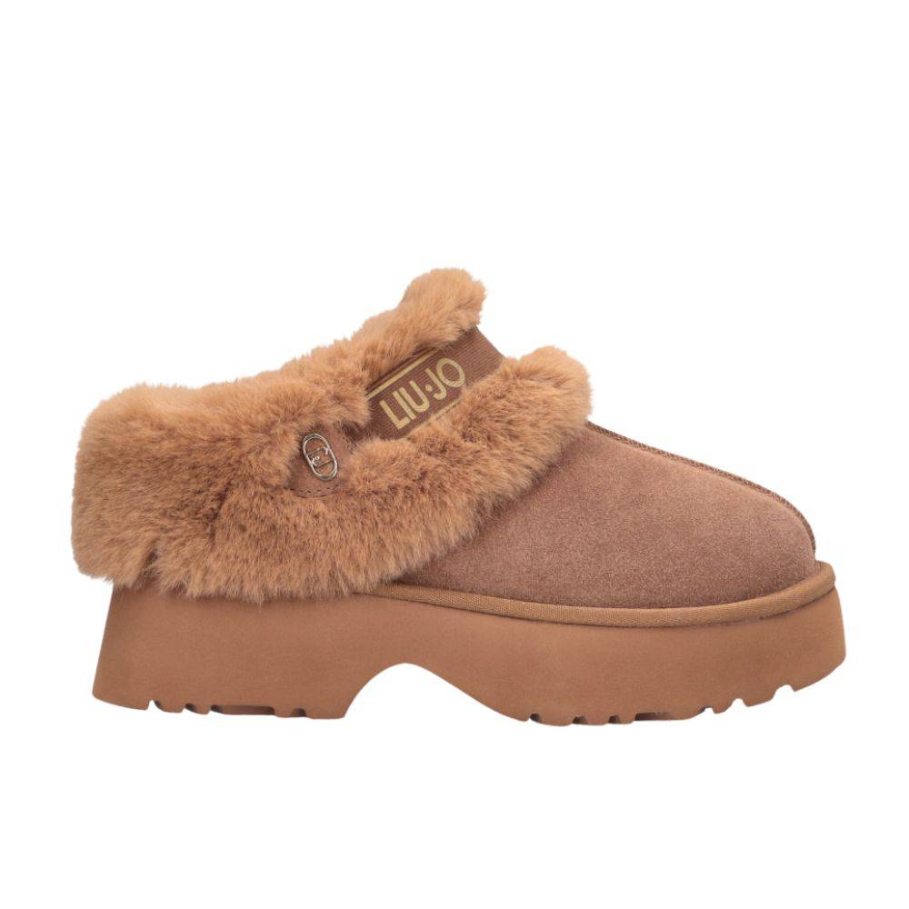 LIU JO JUNY - SUEDE WARM MULES