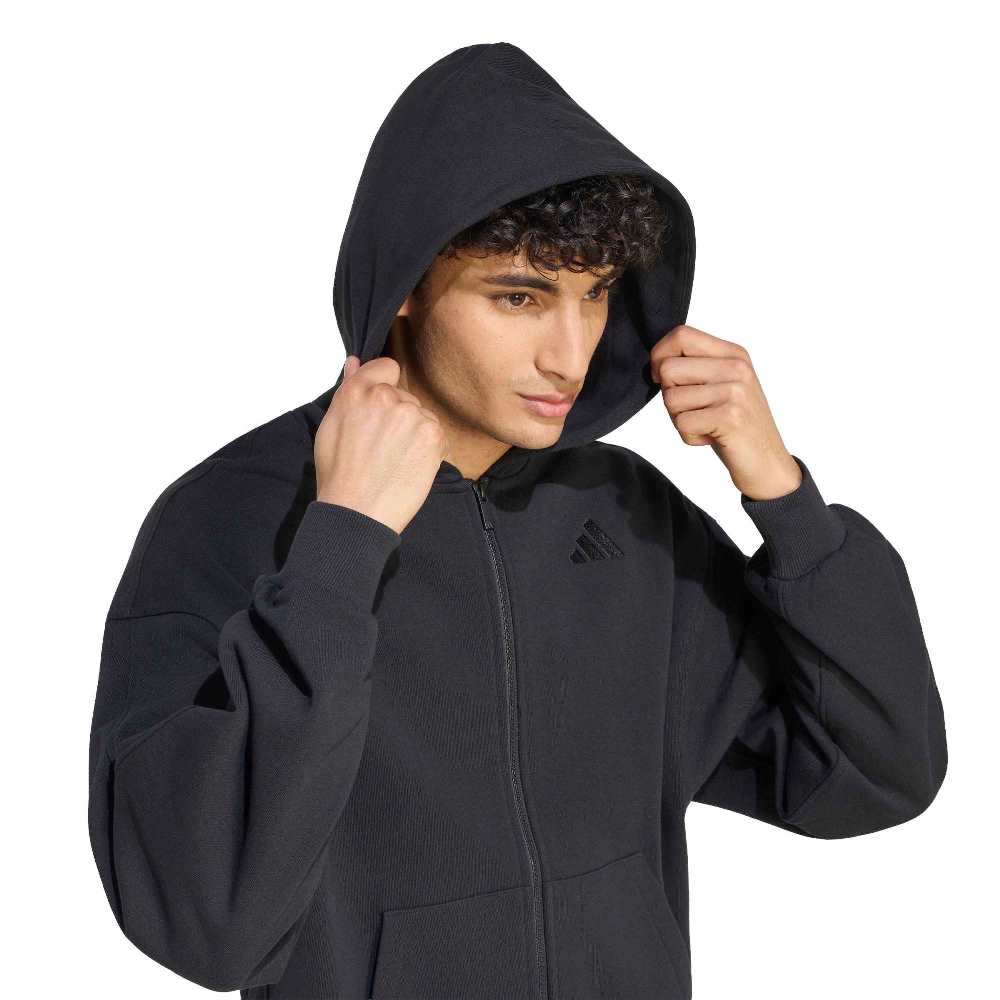 ADIDAS M KIT SMALL LOGO FULL-ZIP HOODIE