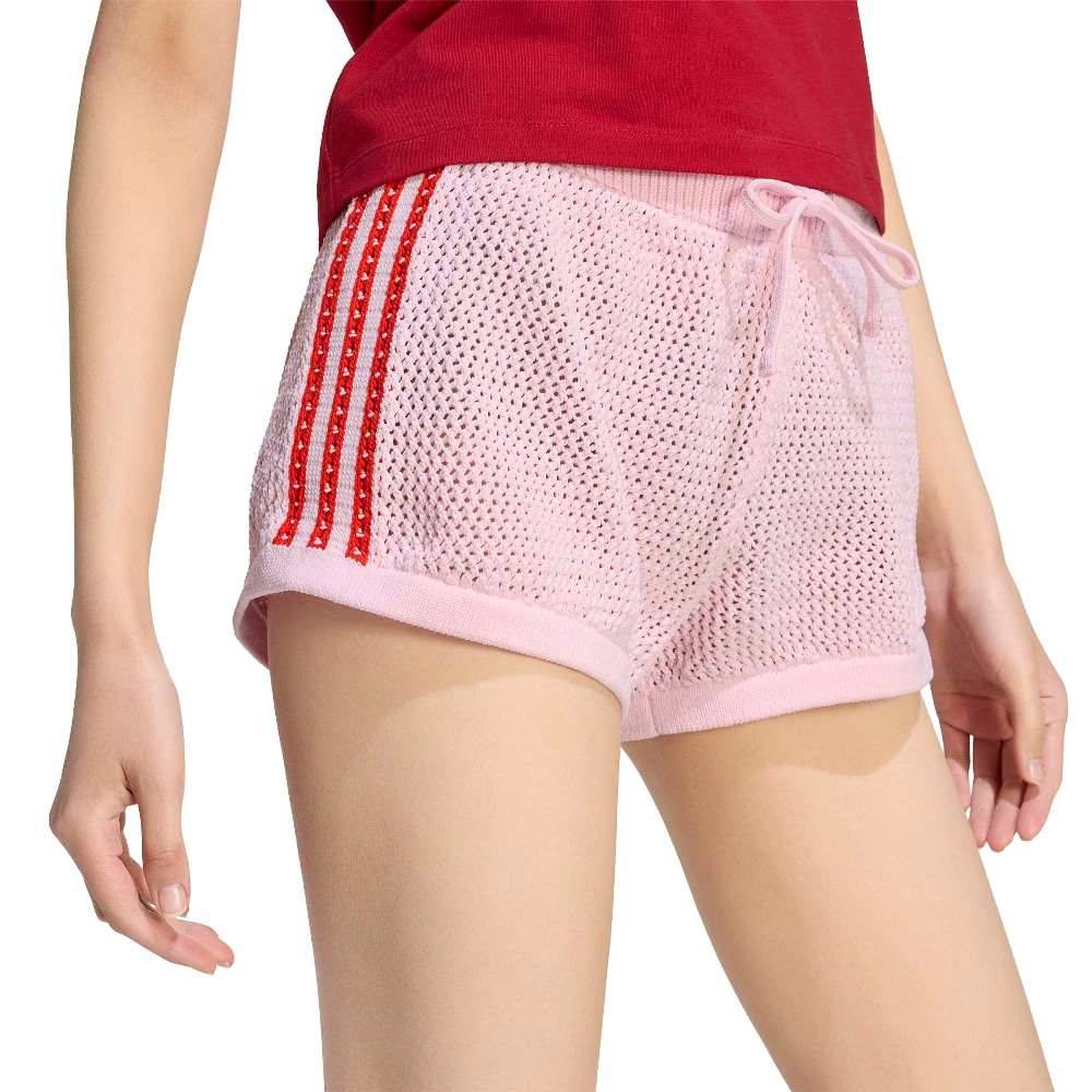 ADIDAS ORIGINALS KNITTED CROCHET SHORTS