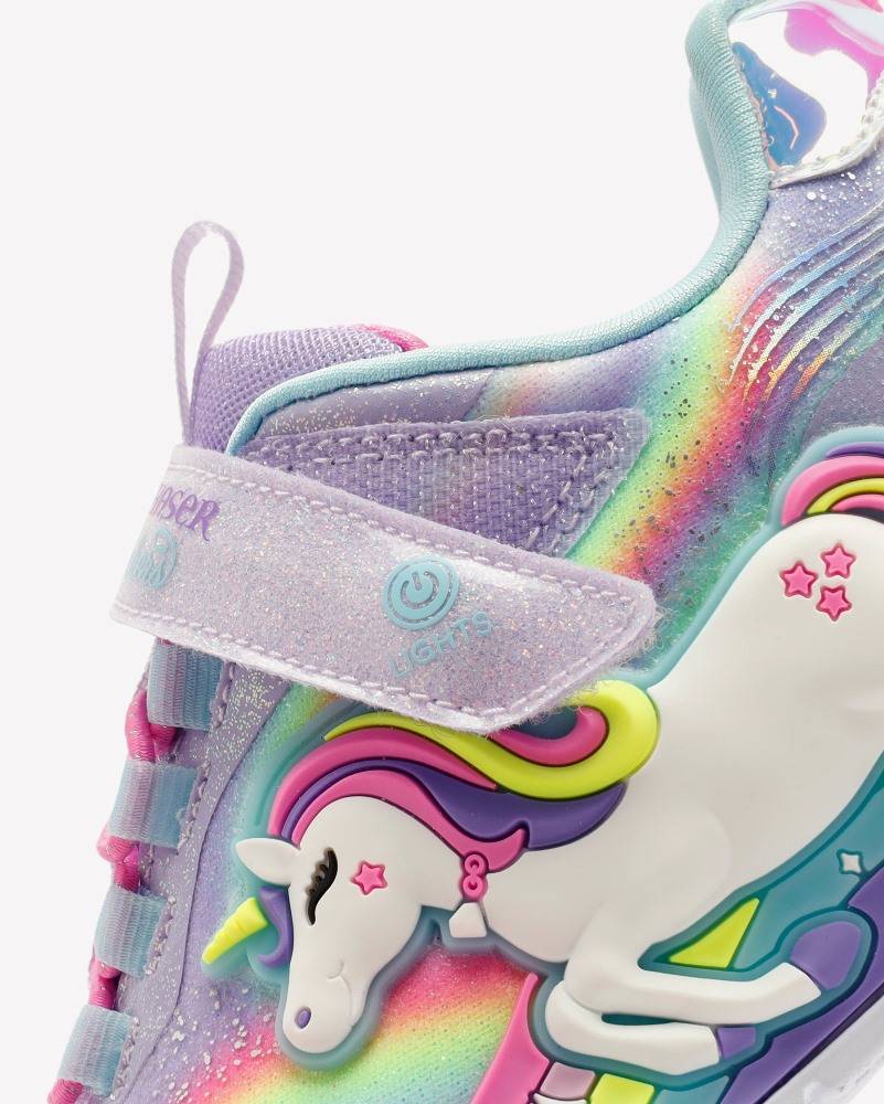 SKECHERS UNICORN CHASER - LIGHTS GIRLS SHOES