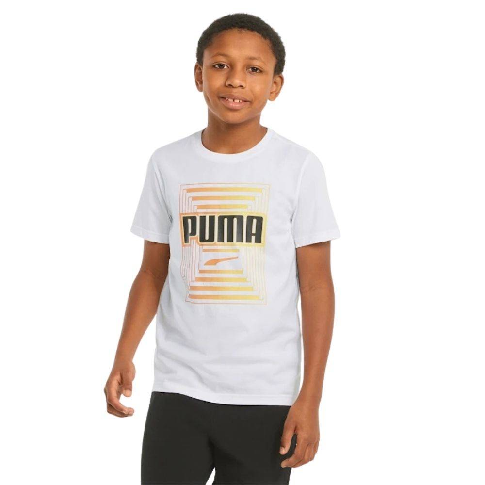 PUMA ALPHA GRAPHIC BOYS TEE