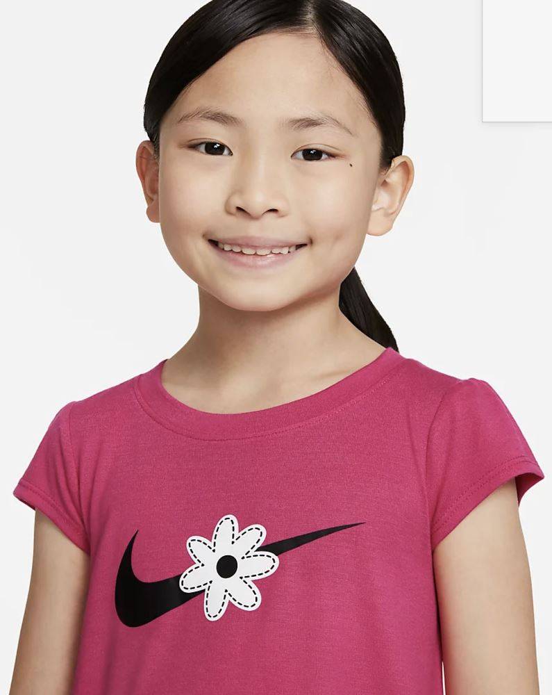 NIKE SPORT DAISY LITTLE GIRL BIKE SHORT SET