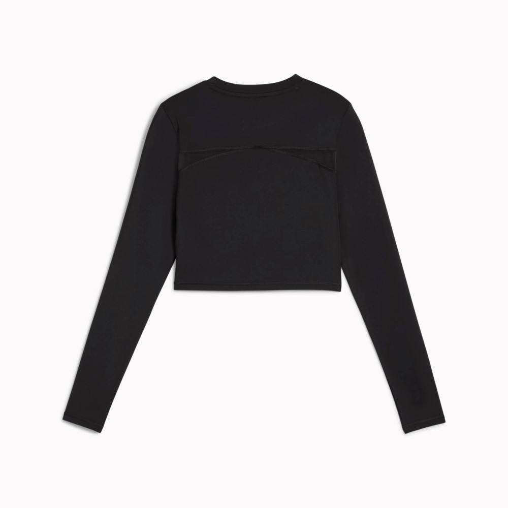 PUMA W PWRSHAPE CROPPED LS