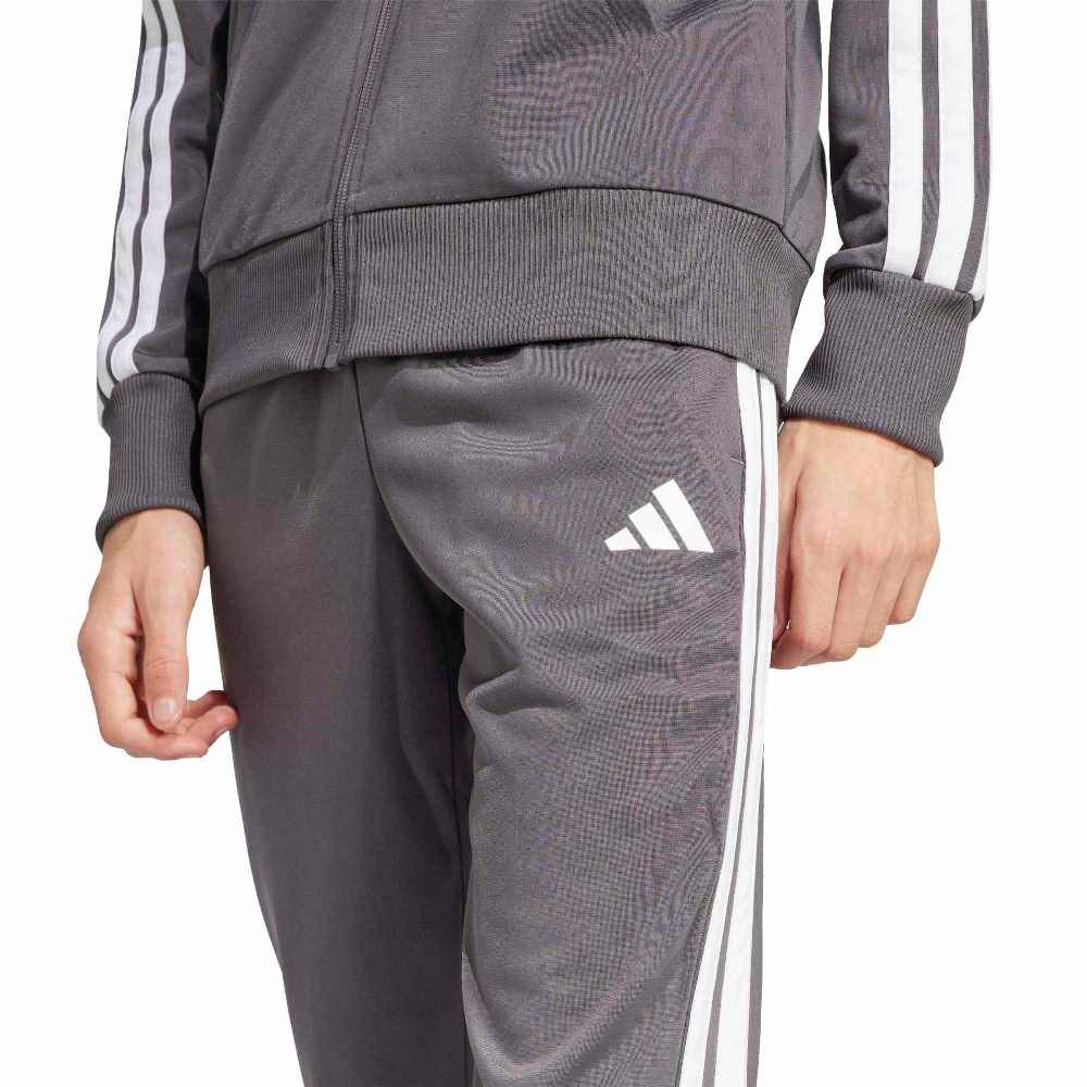 ADIDAS YOUTH SEASONAL ESSENTIALS TIBERIO 3 STRIPES TRICOT TRACKSUIT