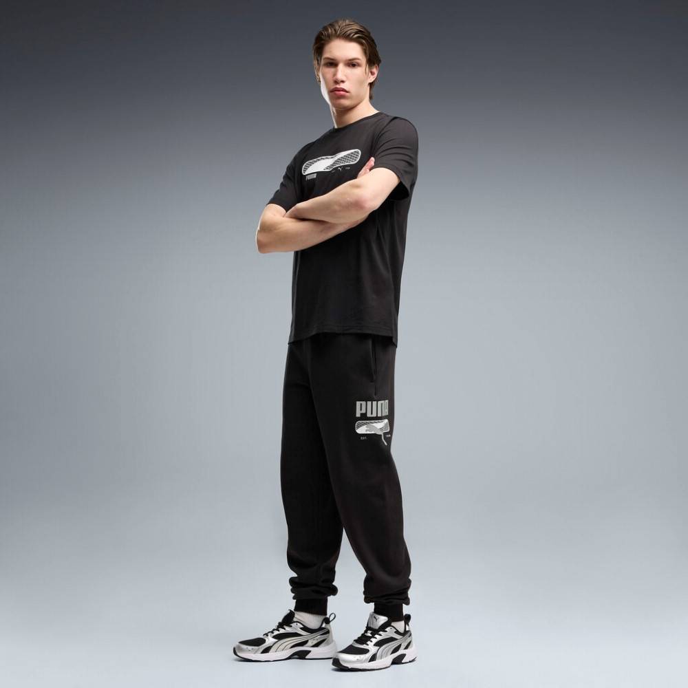 PUMA SPORT LOGO PLAY SWEATPANTS FL CL