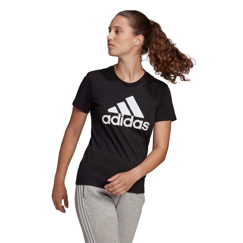 ADIDAS  LOUNGEWEAR ESSENTIALS LOGO T-SHIRT