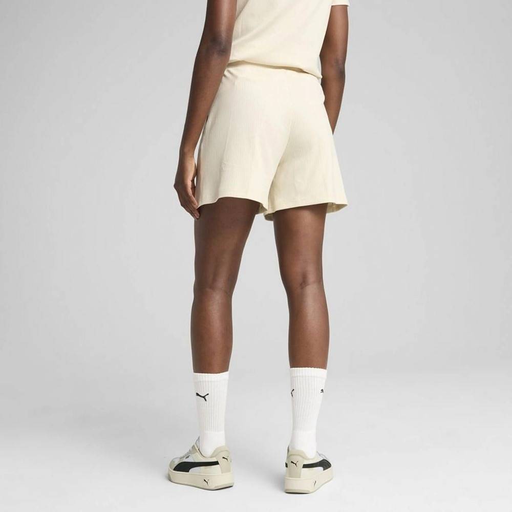 PUMA ESS ELEVATED HIGH-RISE RIB SHORTS 5