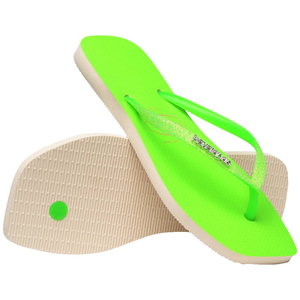 HAVAIANAS SLIM SQUARE GLITTER NEON