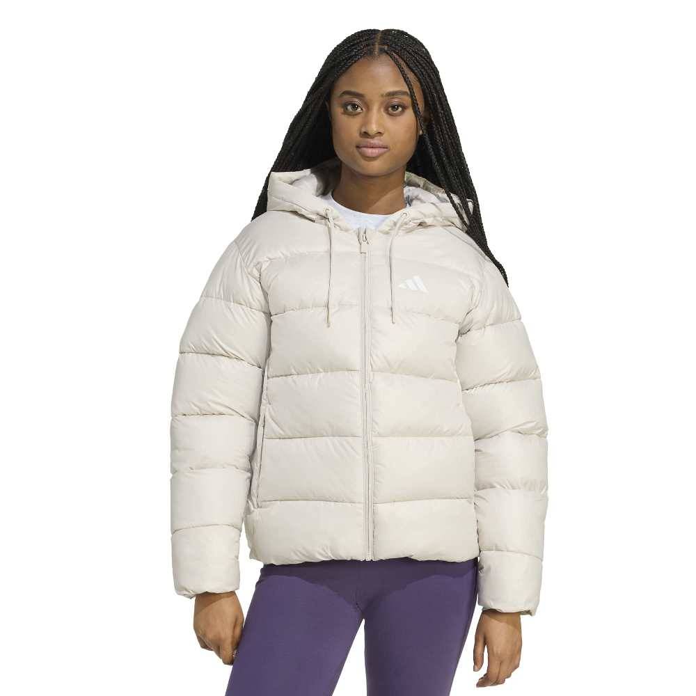 ADIDAS ESSENTIALS CLIMAWARM SYNTHETIC DOWN PUFFER HOODED JACKETS