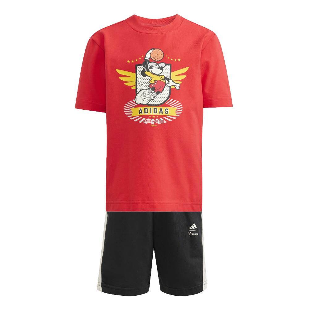 ADIDAS LITTLE KIDS DISNEY MICKEY MOUSE T-SHIRT SET