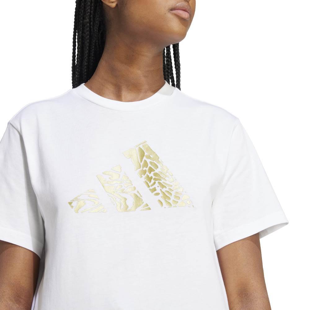 ADIDAS TECH METALLIC GRAPHIC T-SHIRT