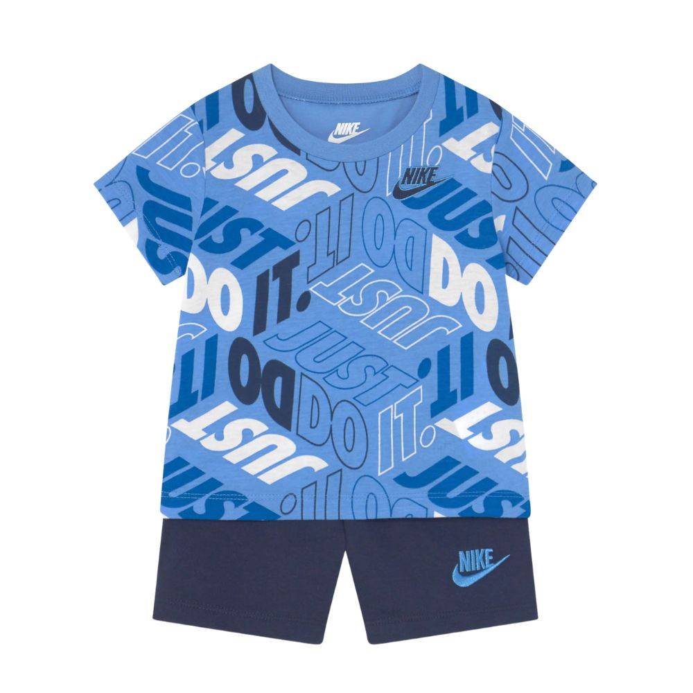 NIKE INFANT JUST-DO-IT BLOCK AOP SET