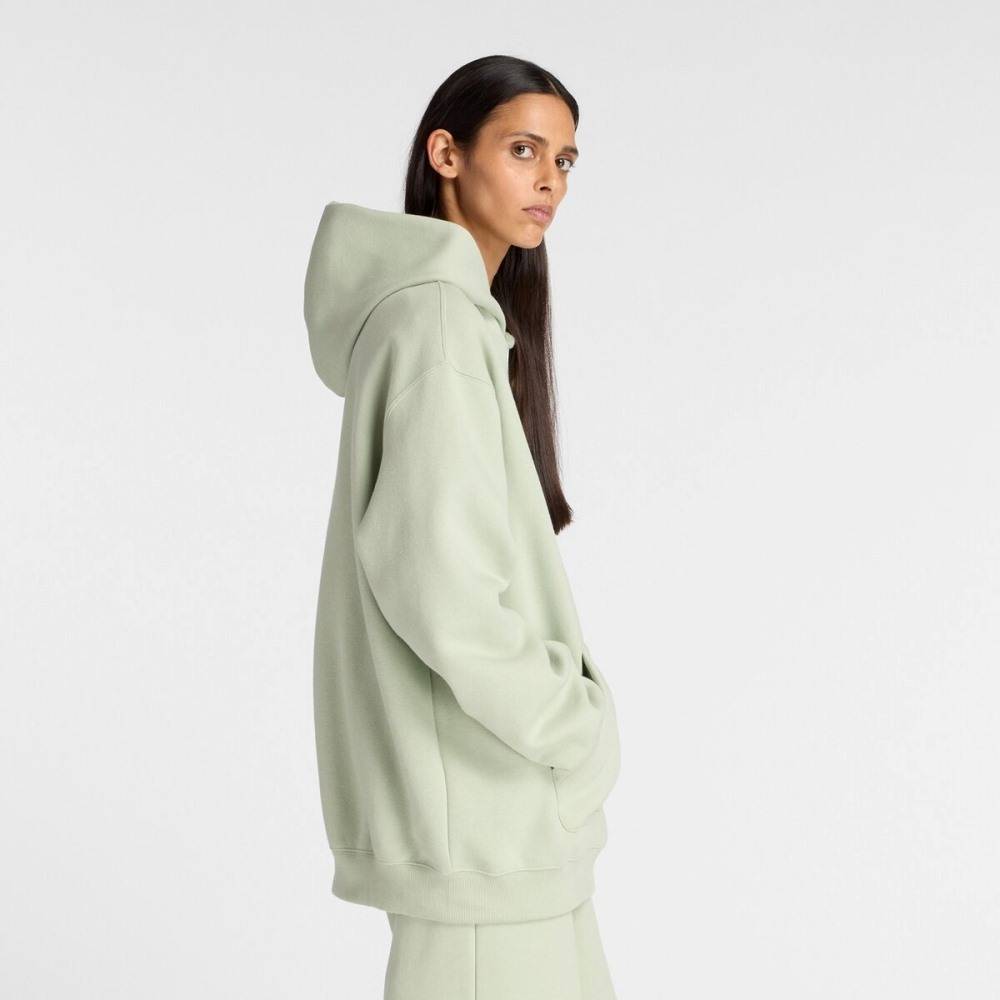 NEW BALANCE LINEAR HERITAGE FLEECE LONG HOODIE