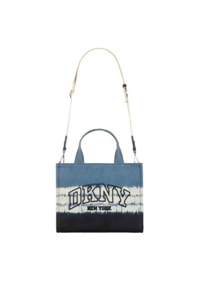 DKNY HADLEE PRINTED CANVAS MEDIUM TOTE BAG