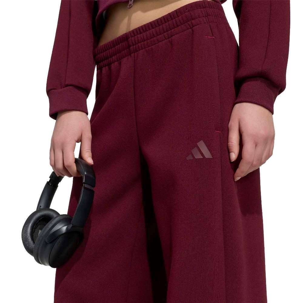ADIDAS GIRLS FUTURE ICONS 3 STRIPES WIDE LEG PANTS