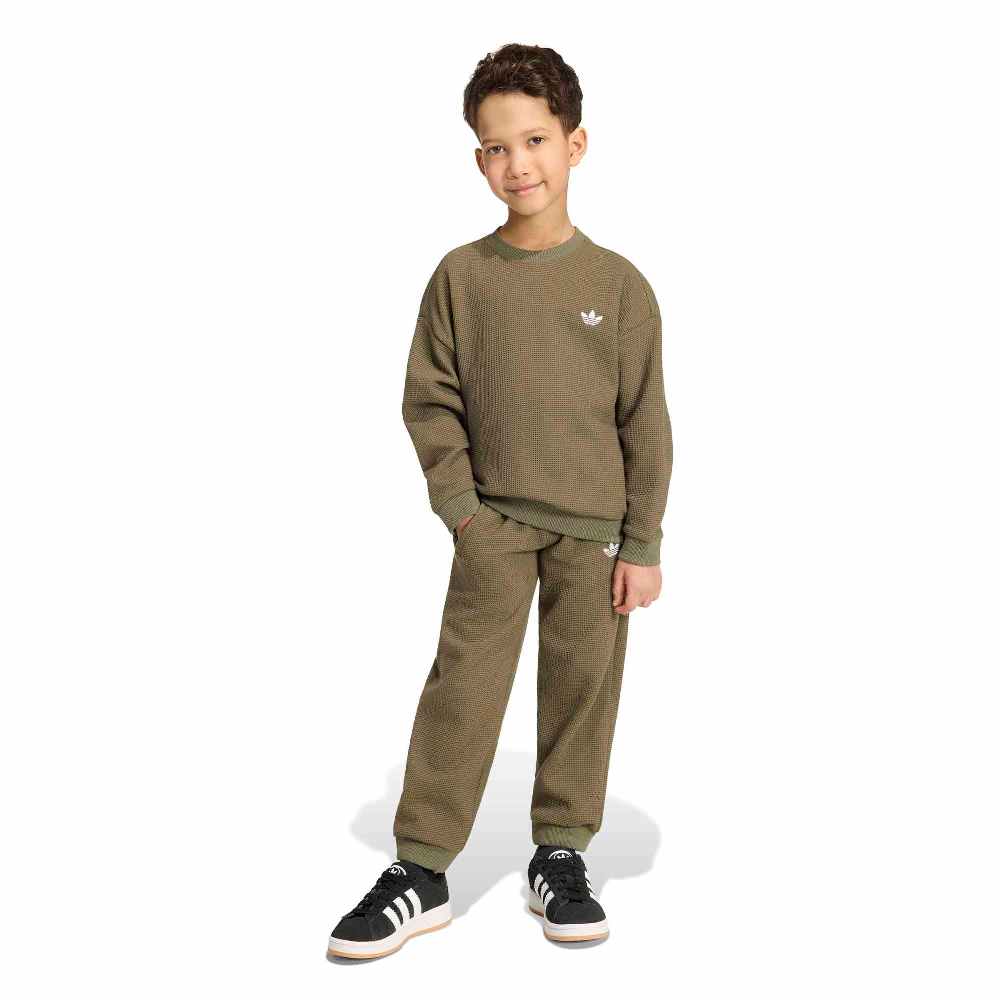 ADIDAS ORIGINALS LITTLE KIDS LOOSE SWEAT JOGGER SET