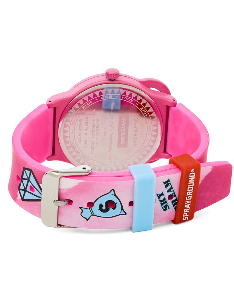 SPRAYGROUND PINK BEAR WATCH