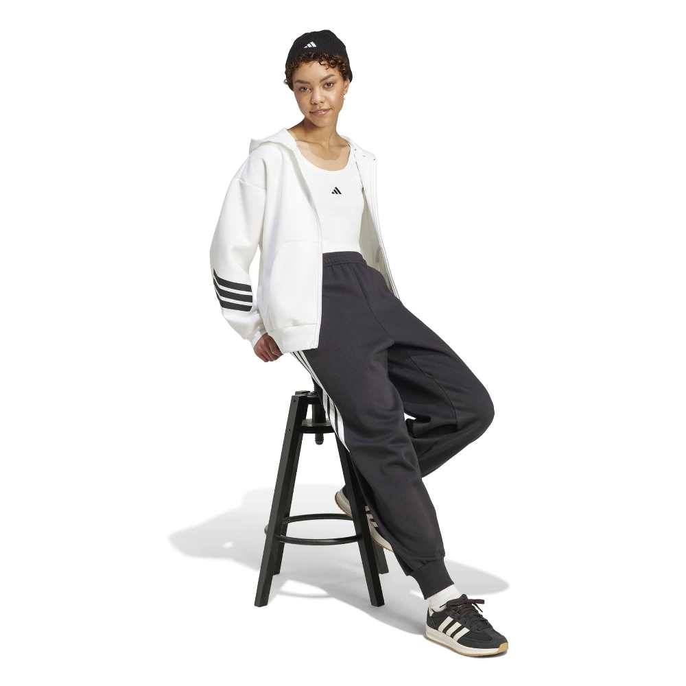 ADIDAS FUTURE ICONS THREE STRIPES FULL ZIP HOODIE
