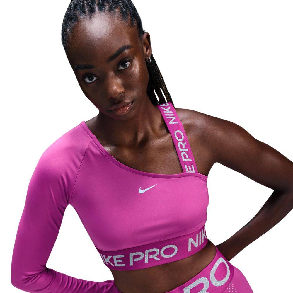 NIKE PRO DRI-FIT SHINE CROP TOP