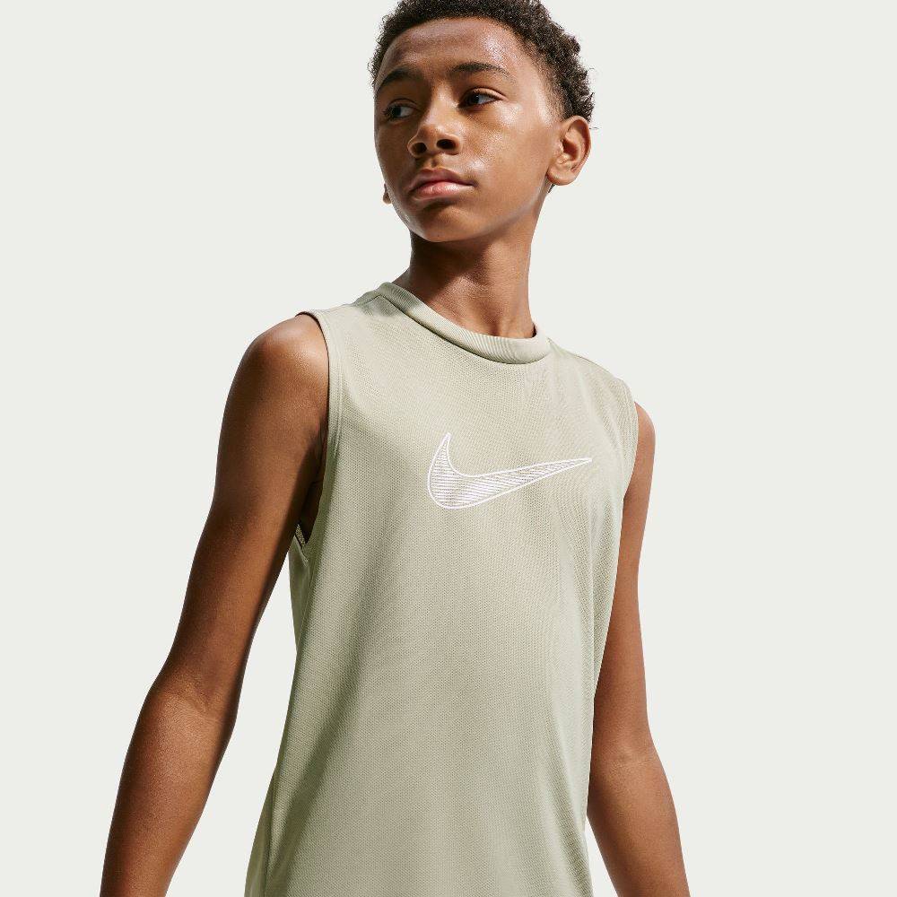 NIKE KIDS DRI-FIT SLEEVELESS HYBRID TOP
