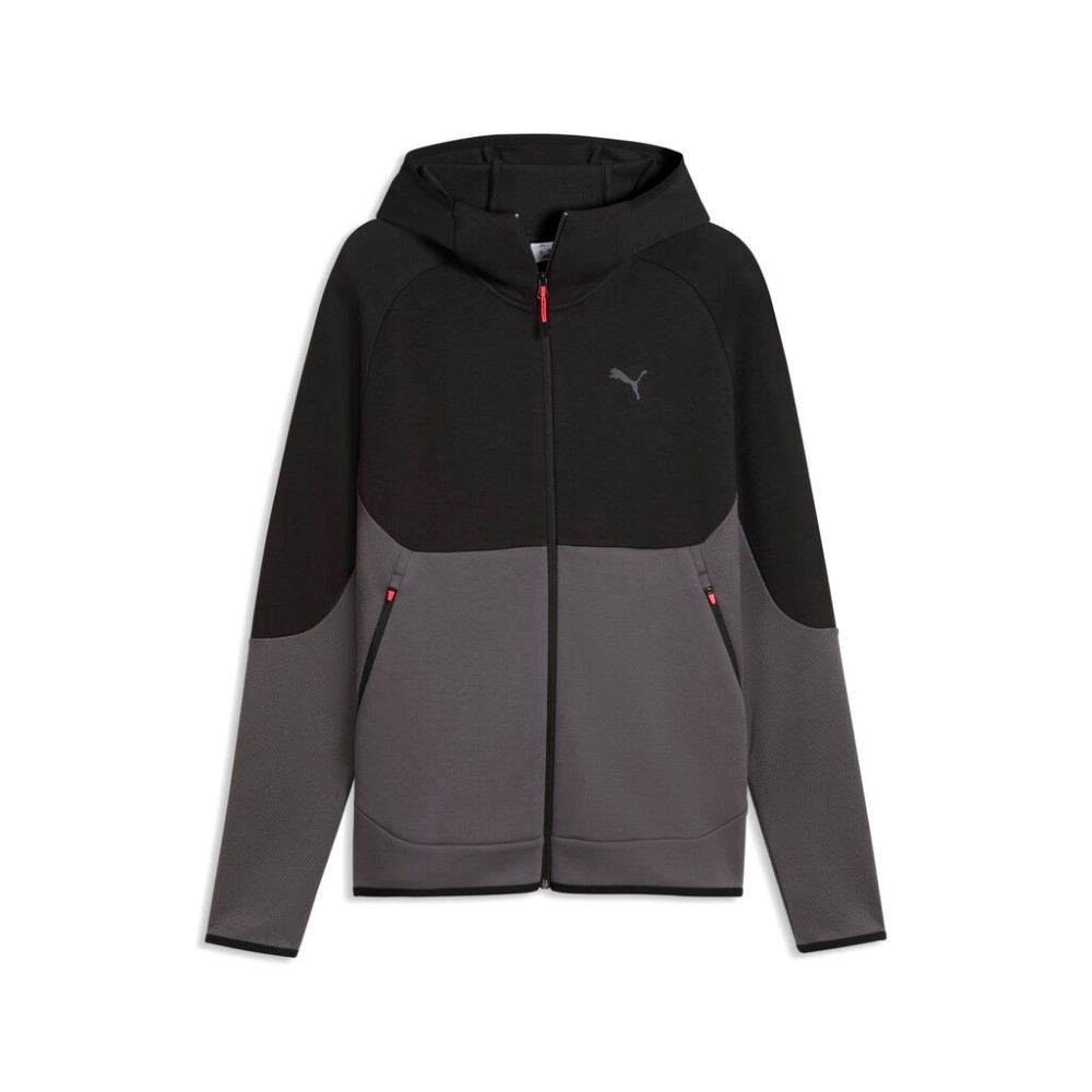 PUMA PUMATECH SLIM ELEVATED FULL-ZIP HOODIE DK