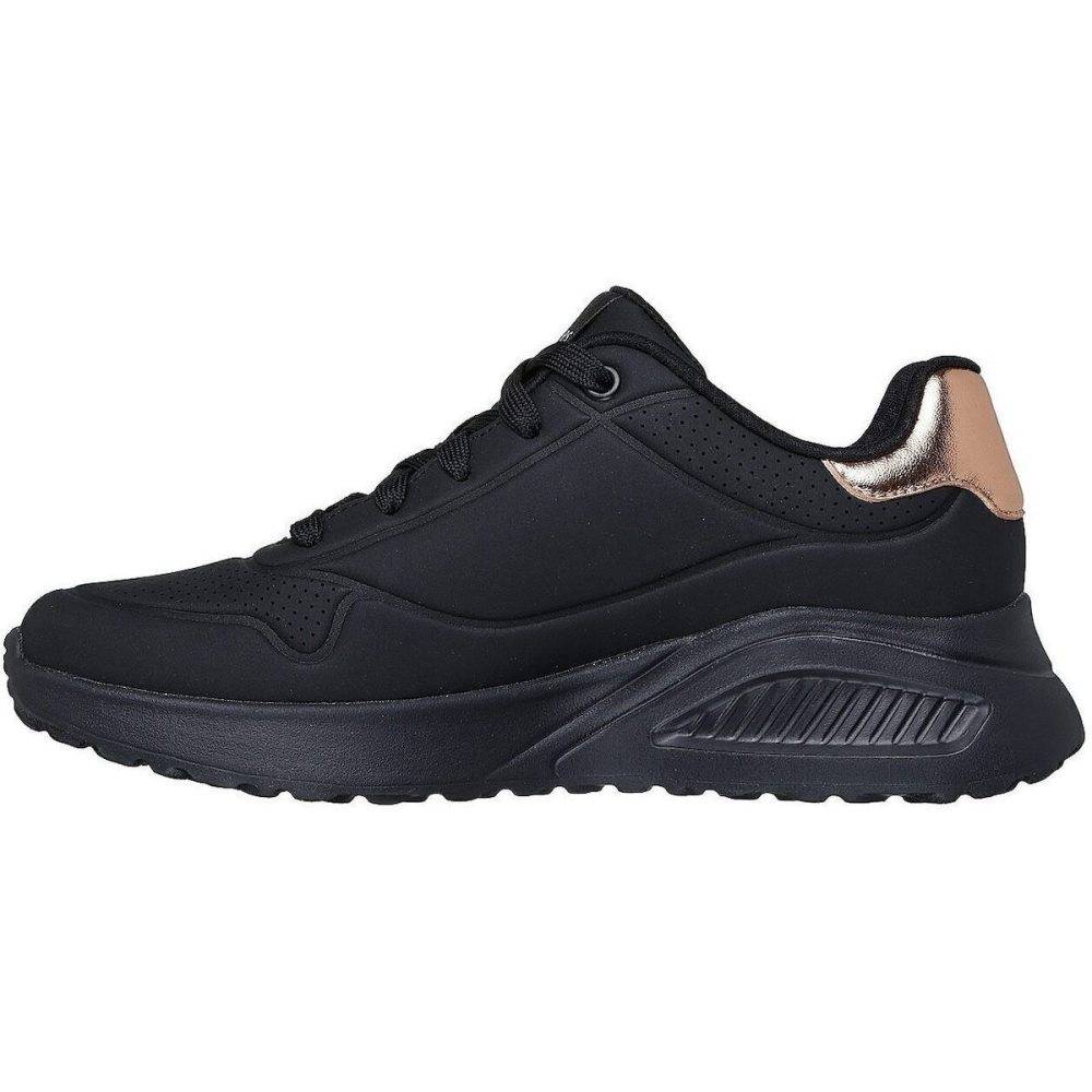 SKECHERS UNO LITE - SHIMMER ALONG EMBOSSED DURALEATHER WOMENS SNEAKERS