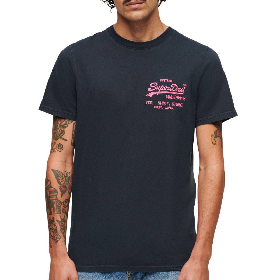 SUPERDRY NEON VINTAGE LOGO T-SHIRT