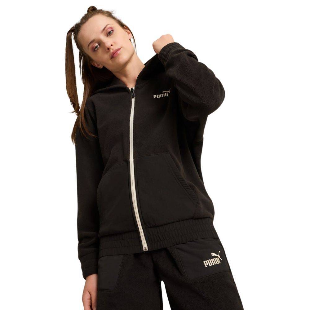 PUMA ESS ELEVATED WINTERIZED FZ HOODIE