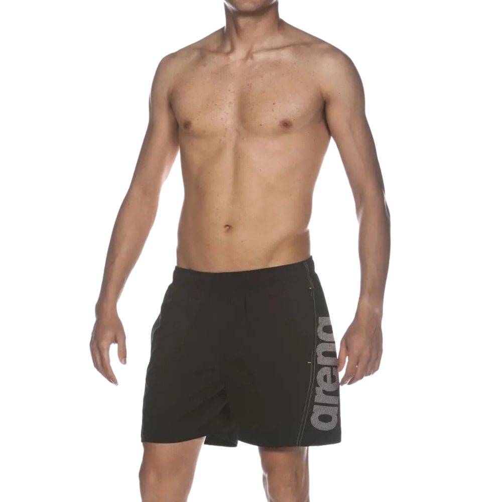 ARENA FUNDAMENTALS LOGO BOXER SWIMSHORT MENS