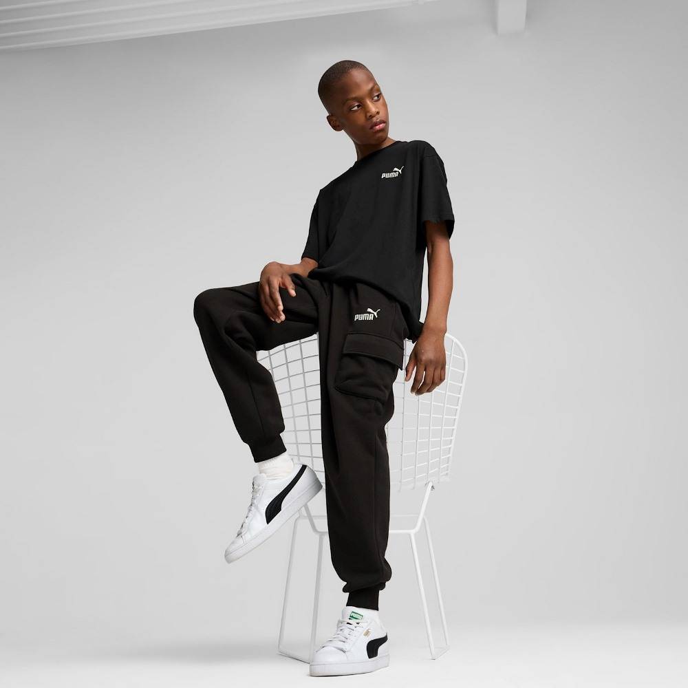 PUMA ESS NO. 1 LOGO CARGO PANTS FLEECE B