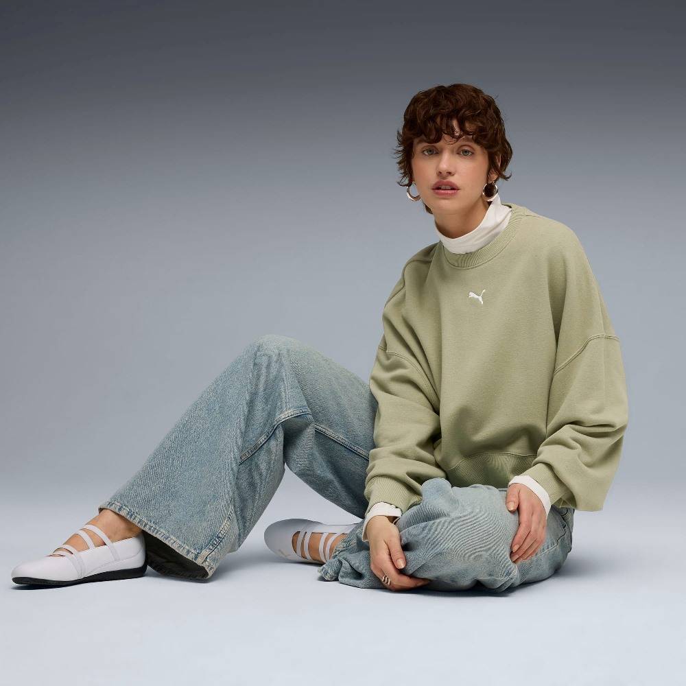 PUMA WARDROBE ESS OVER-OVERSIZED CREW TR