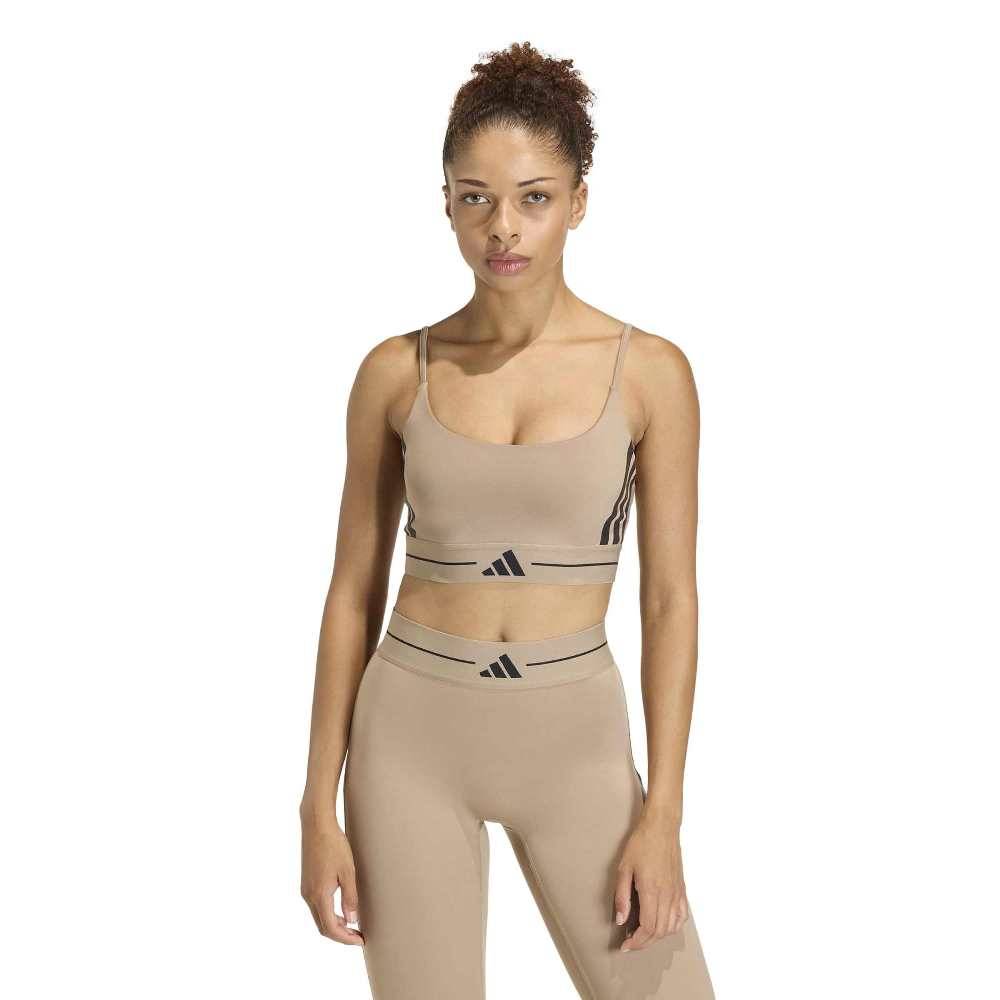 ADIDAS HYPERGLAM 3-STRIPES LIGHT SUPPORT BRA