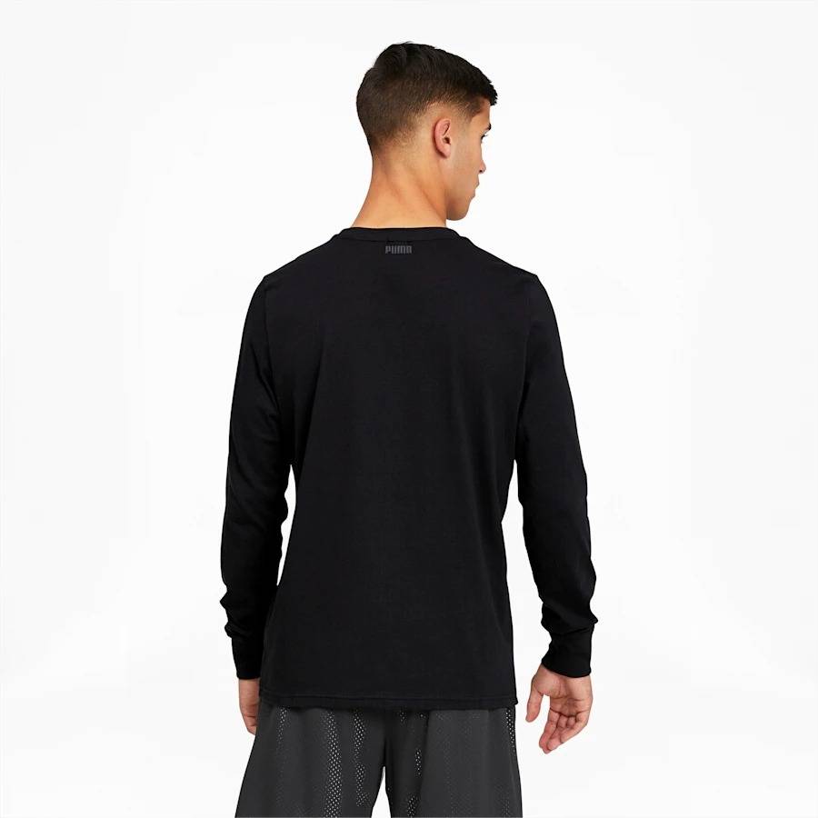 PUMA TIMEOUT MENS LONG SLEEVE BASKETBALL TEE