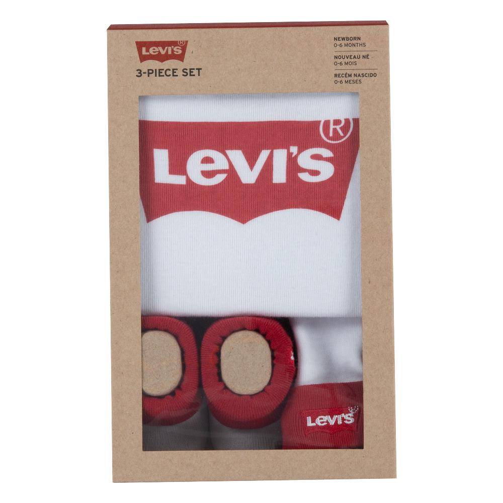 LEVIS BATWING ONESIE HAT BOOTIE