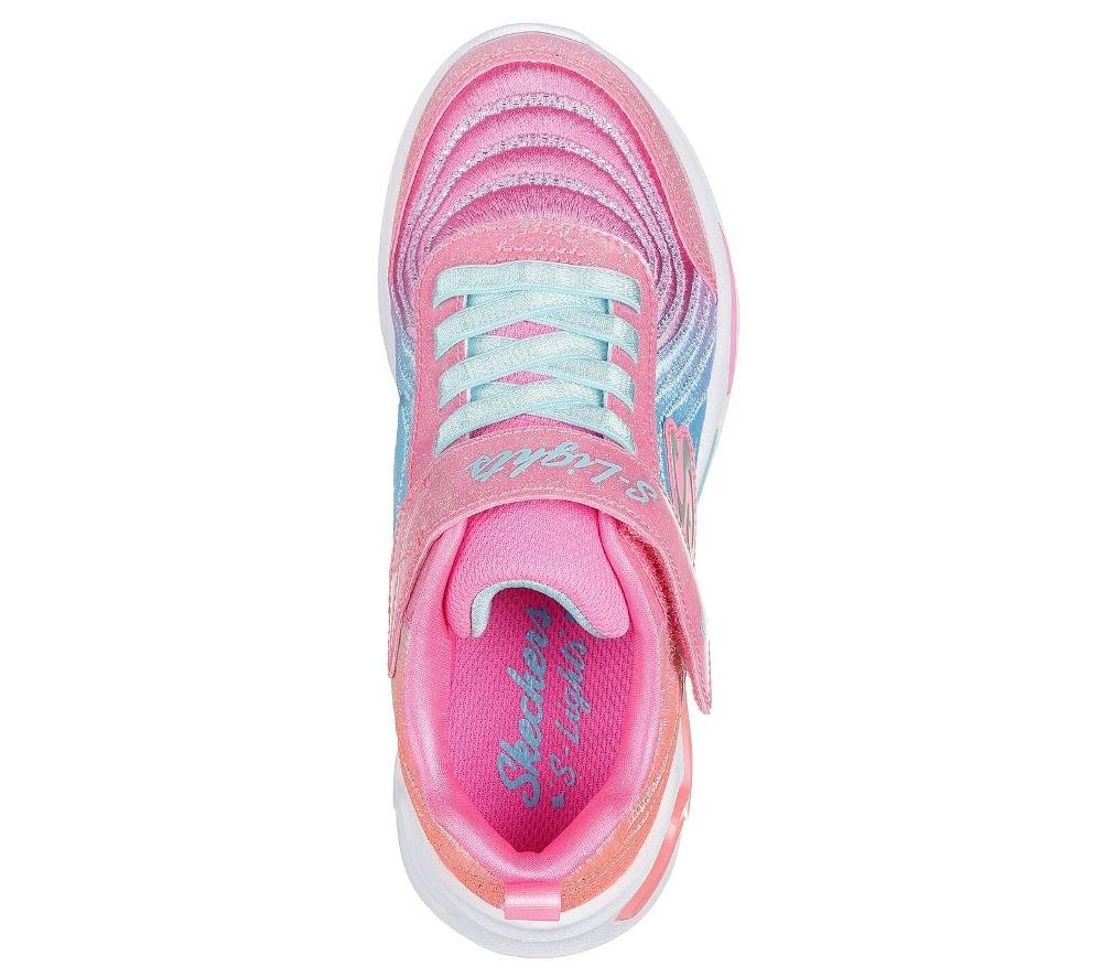 SKECHERS WAVY BEAMS - LIGHTS OMBRE EXPRESS GIRLS SHOES