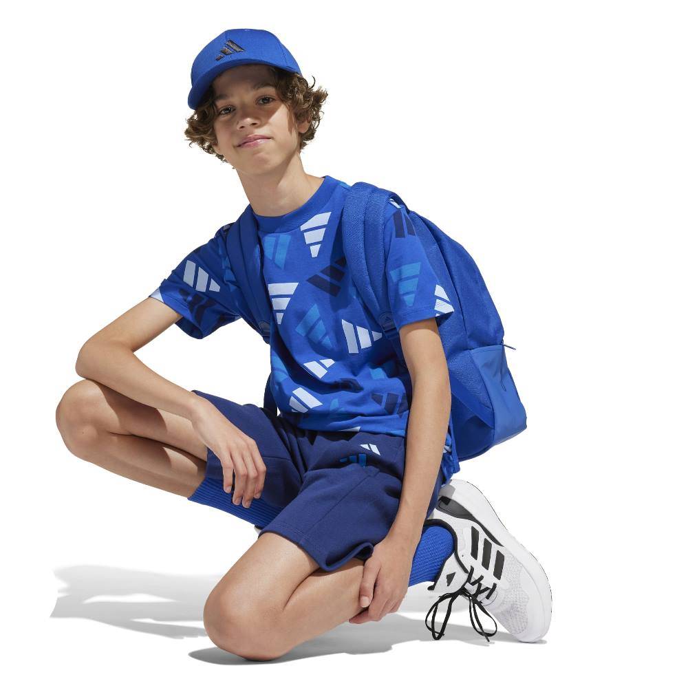 ADIDAS YOUTH SEASONAL ESSENTIALS LOGO CELEBRATION T-SHIRT