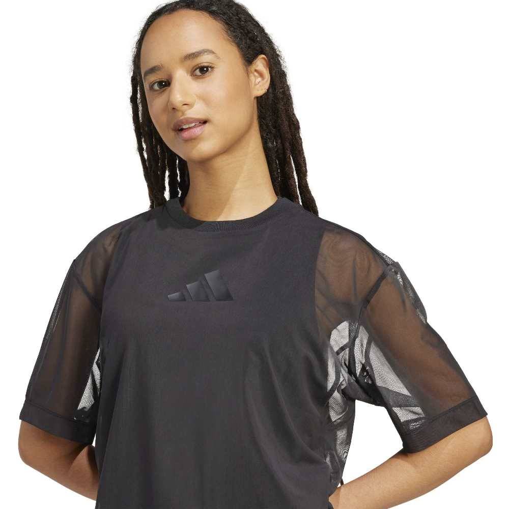 ADIDAS SOFT LUX MESH T-SHIRT