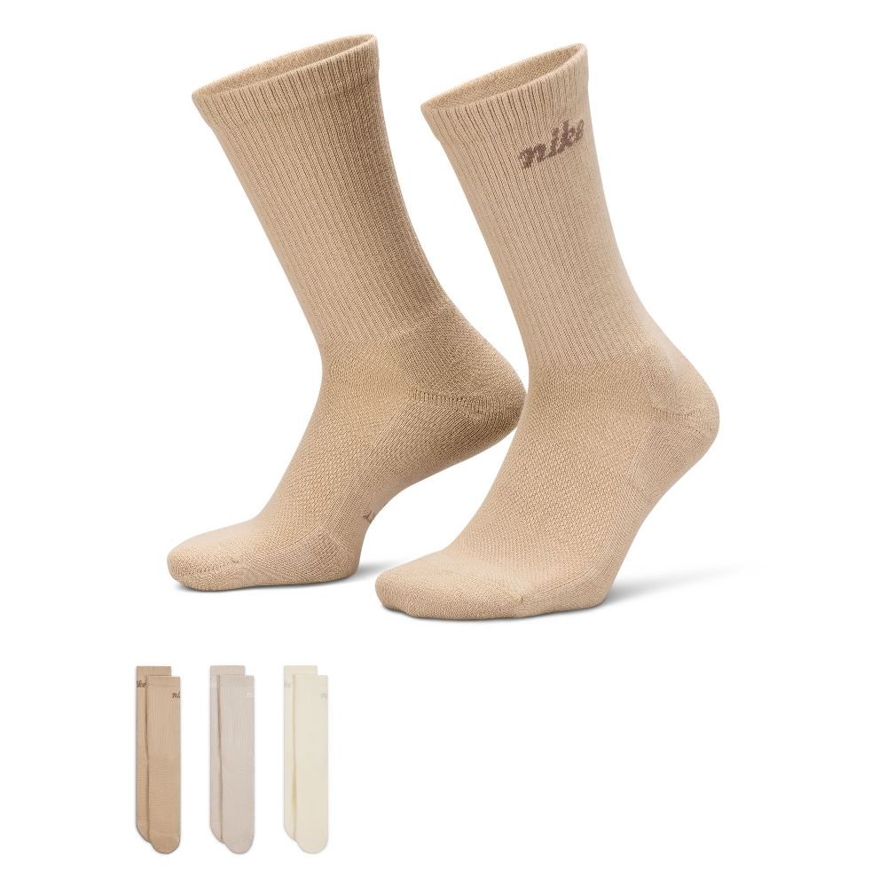 NIKE EVERYDAY ELEVATED CREW SOCKS WGFX (3-PAIRS)