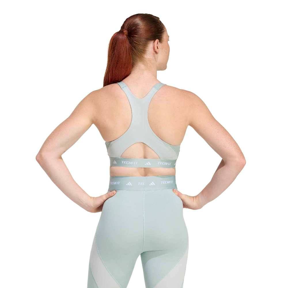 ADIDAS TECHFIT WORKOUT COLOR BLOCK MEDIUM SUPPORT BRA