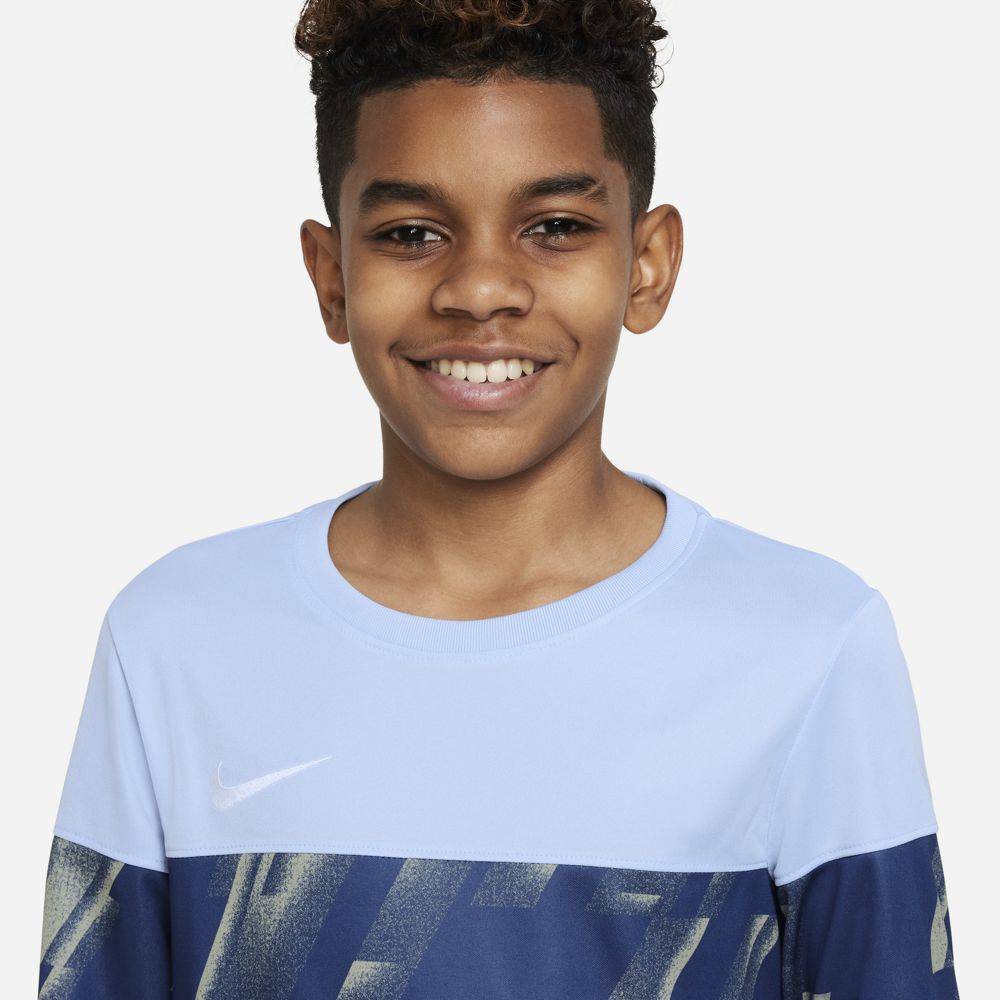 NIKE FC YOUTH DRI-FIT LIBERO LONG-SLEEVE GRAPHIC TEE